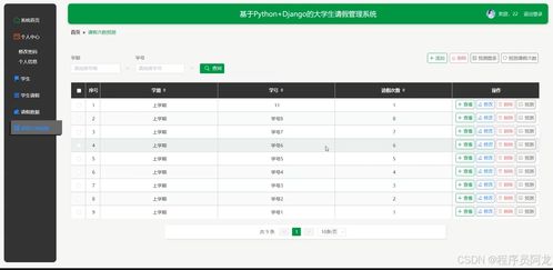 基于python django的大學生請假管理系統 源碼 定制 開發